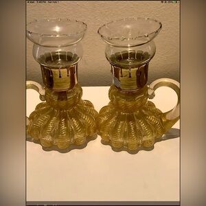 Murano Barovier and Toso Cordonatto D’ Ozo Hurricane lamps